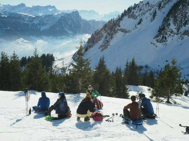 Mittagspause auf dem Col des Mosses, Vaud