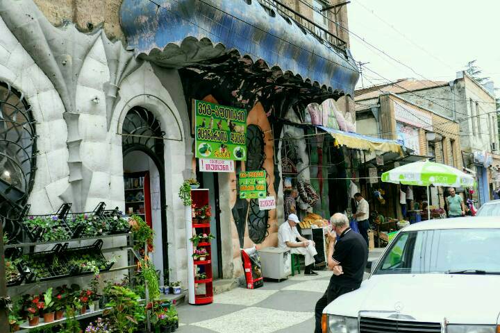 Ladenstrasse im Zentrum