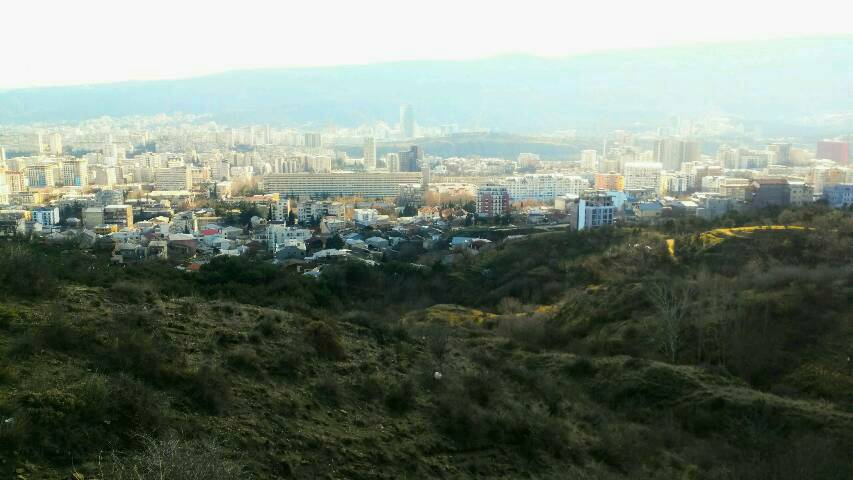 Blick auf die Hauptstadt Georgiens