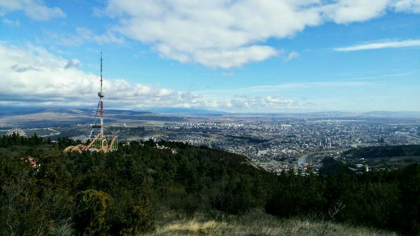 Panoramasicht auf Tiflis, Georgien