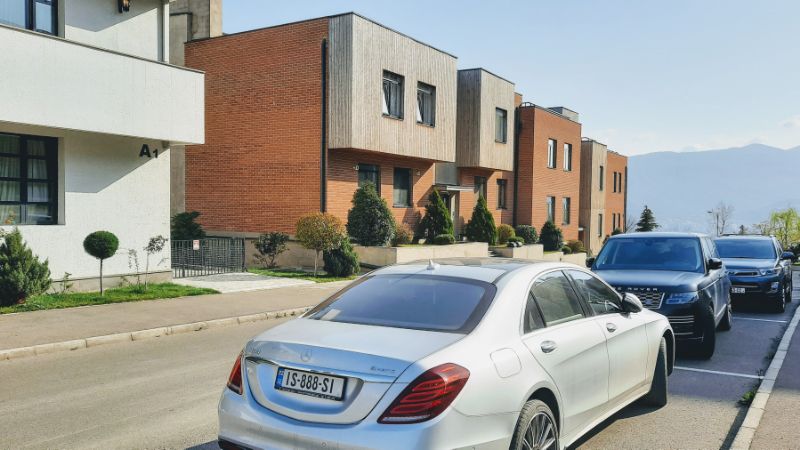 Snsprechende Reihenhäuschen, direkt Westeuropa entliehen